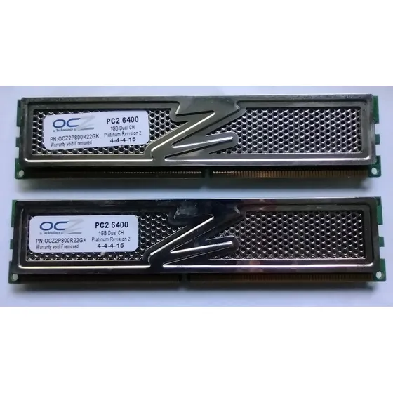 Memoria De Pc Ocz Technology Pc2 6400 2gb (2x 1) Dual Ch Kit