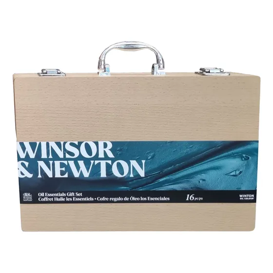 Valija Caja Winsor & Newton Set Navidad Oleo Winton X 16