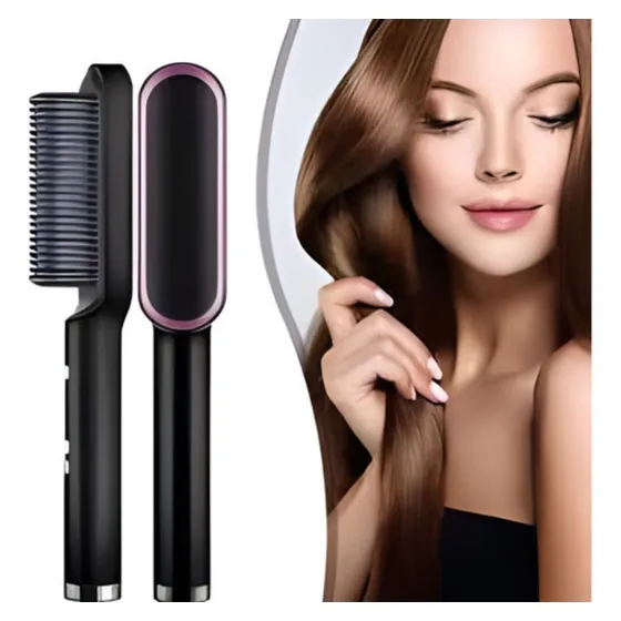 Escova Secadora Profissional 3 Em 1 Seca Modela 127/220v Cor Preto