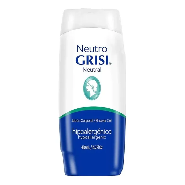 Jabón Líquido Corporal Grisi Neutro 450ml Por Caja 12 Pz