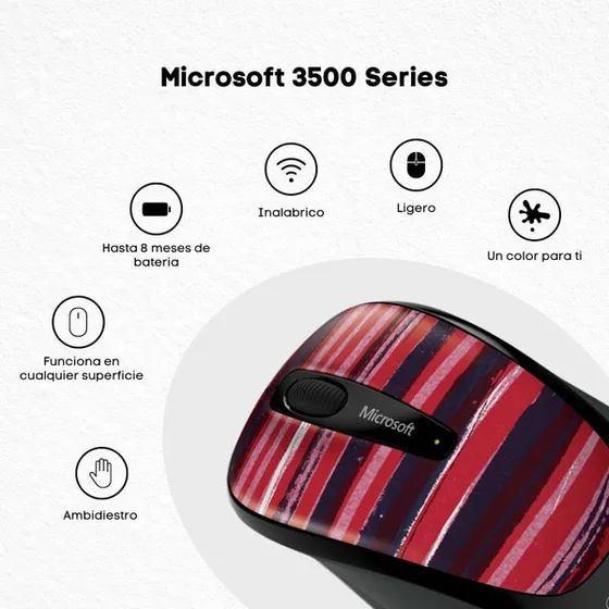 Microsoft 3500 Mouse Inalambrico Dana Mcclure Gmf-00341