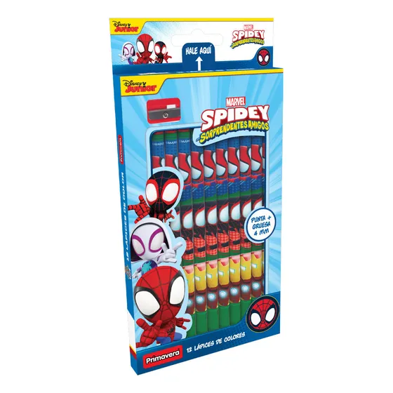 Colores una Punta X 12 Spidey con Gewn & Miles Misiones Trazo Multicolor