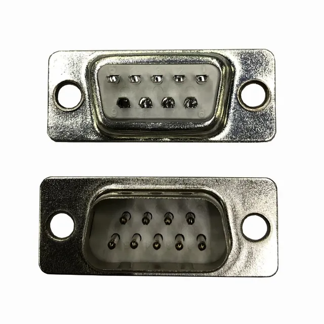Conector Ficha Macho Db9 Para Soldar A Cable X 50 Unidades 