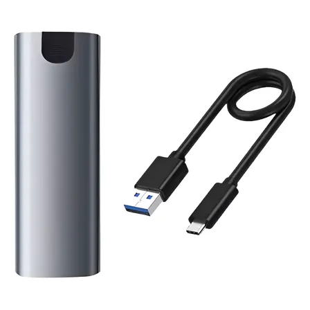Cofre Case Ssd M.2 Pcie Ngff Y Nvme 10gbps Usb 3.1 Aluminio