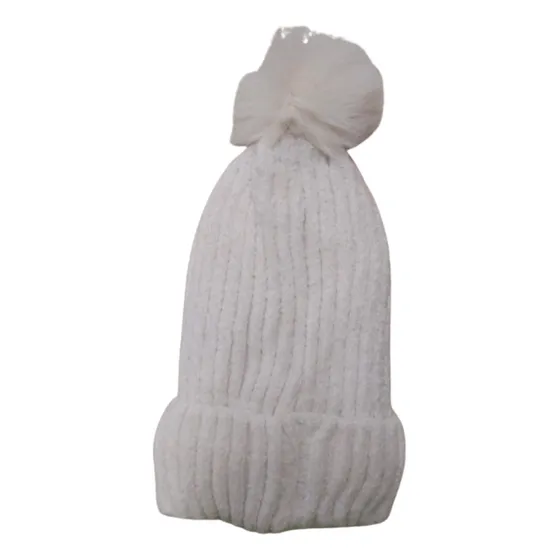 Gorro Invierno Infantil Chenille Liso Mm-6961