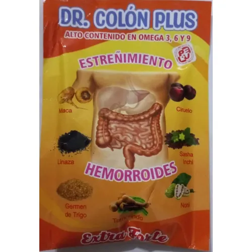 Estreñimiento Y Hemorroides Dr Colon X 6 Pack Rinde 60 Días 