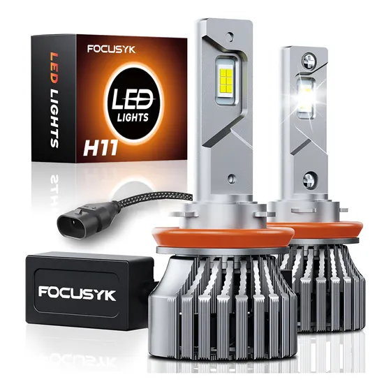 Kit Focos De Luz Led H7 H11 9005 9006 H1 28000lm Canbus Csp