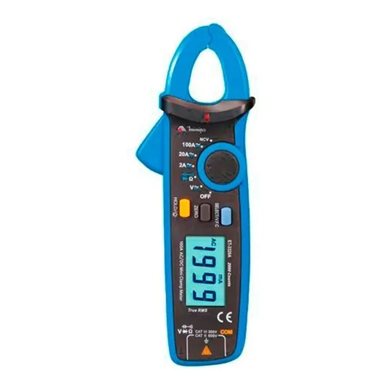 Pinza amperimétrica digital Minipa ET-3320A 100A