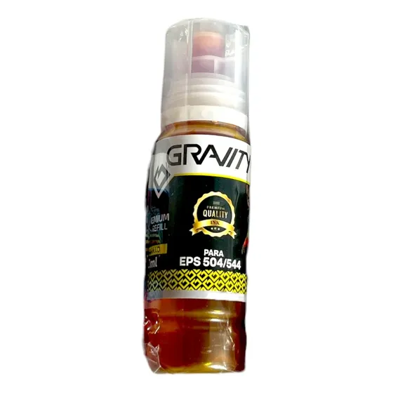 Botella Tinta 70ml Botella Amarillo Gravity Sistema Continuo