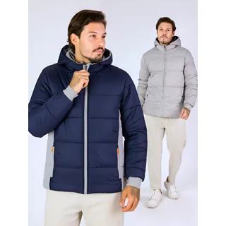 Jaqueta Dupla Face Blusa Puffer Masculina Casaco Agasalho Jaqueta Dupla Face Blusa Puffer Masculina Casaco Agasalho