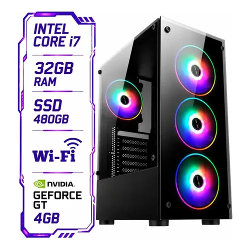 Pc Gamer Intel I5 9400f 16gb (rtx3060 12gb) Ssd 480gb - 750w