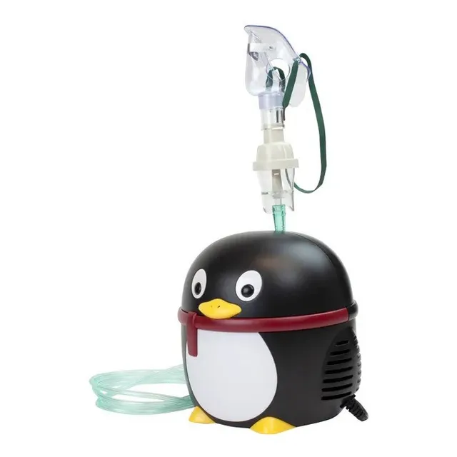 Nebulizador Super Silencioso Infantil Marca Dynarex Color Pinguino