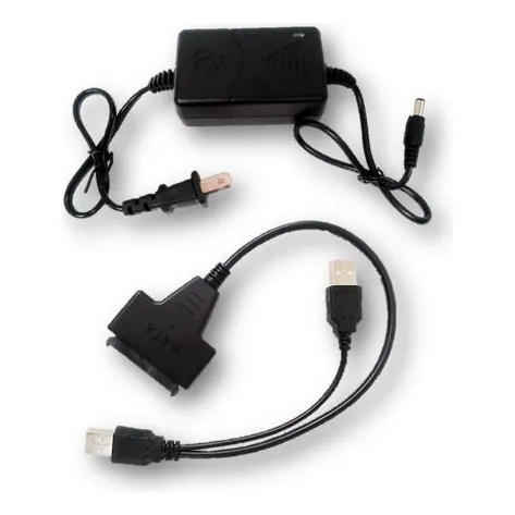 Convertidor Sata A Usb 2x 2.0 Discos 3.5 Y 2.5 Laptop Pc
