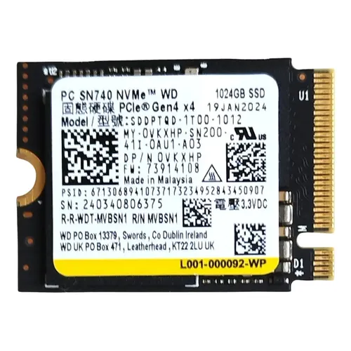 SSD OEM Samsung Pm991 256 GB M.2 Nvme Gen3X4 MZ9LQ256Hajd