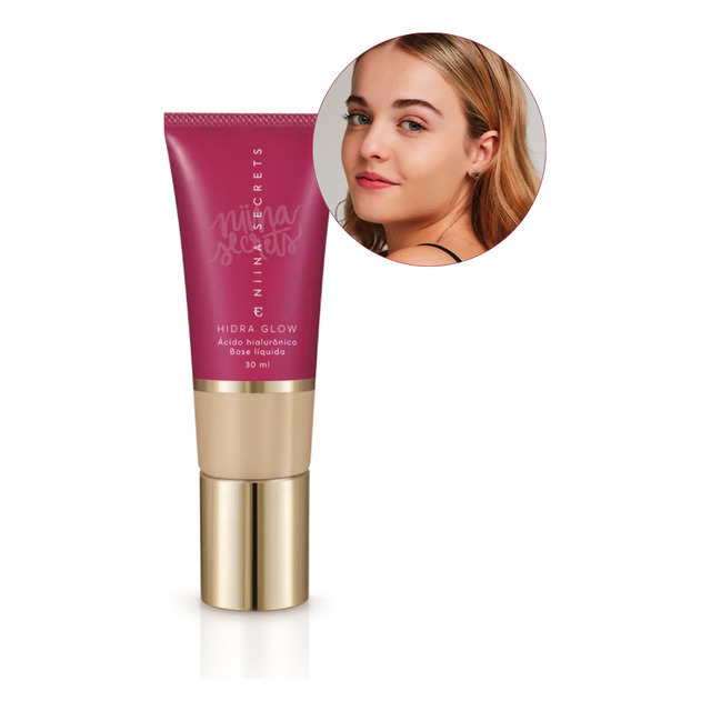 Base Niina Secrets Eudora Hidra Glow 30ml - Escolha Sua Cor Base Niina Secrets Eudora Hidra Glow 30ml - Escolha Sua Cor