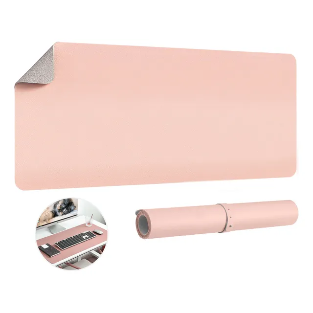 Mousepad Cuero Doble Lado 90x45cm Xxl Calidad Premium Grande