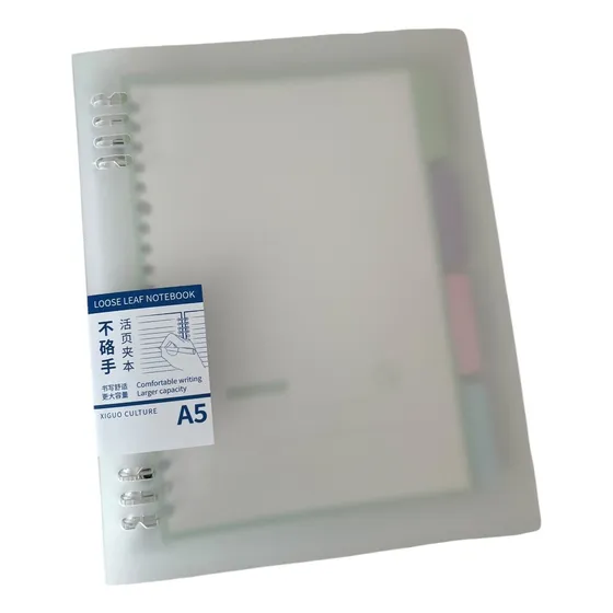 Cuaderno Tipo Archivador Anillada A5 Sistema Refill