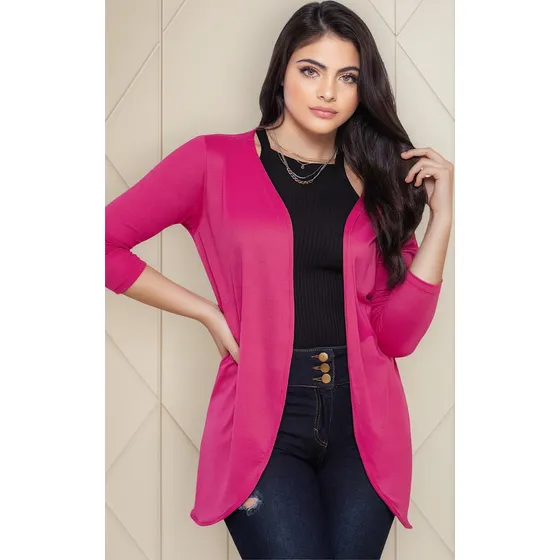 Cardigan Mujer Fucsia Mp 89021