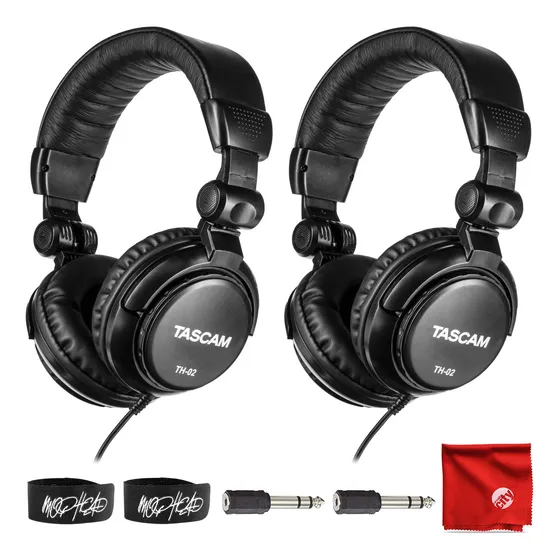 Th-02 Audifono Plegabl Para Grabacion Casa (2 Pares) 1 8 4 