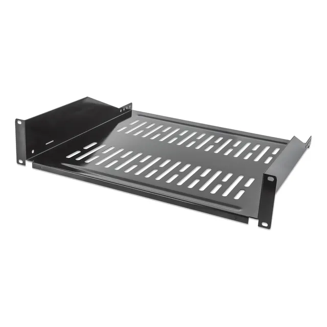 Charola Rack 2u Ventilada Para Puntos De Red