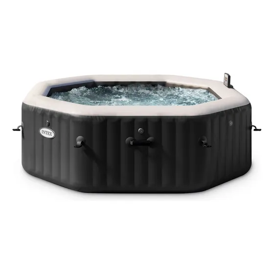 Spa Intex Jet & Bubble Deluxe 1.098 l, 6 asientos, 220 V, color negro