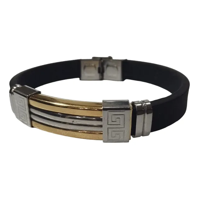 Pulsera Para Caballero Acero Inoxidable Tipo Brazalete 