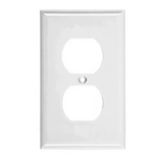 Placa Para Interruptor Doble Blanca Aguila E02132w