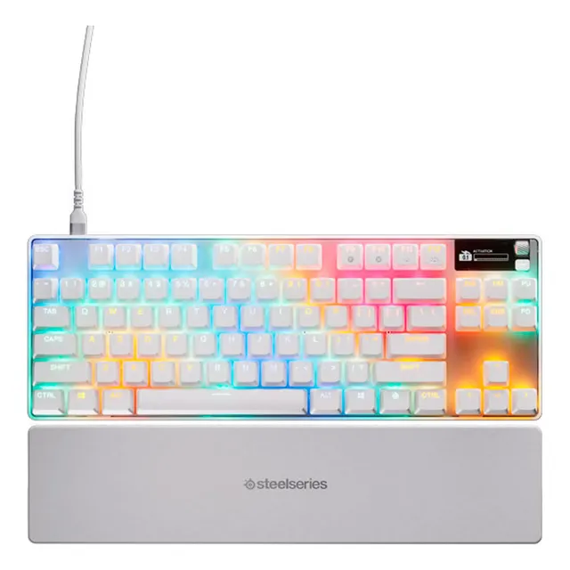 Teclado Steelseries Apex Pro Tkl Gen 3 Teclado Blanco Idioma Inglés Us