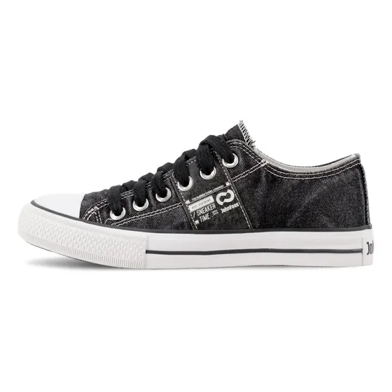 Zapatillas John Foos 182 Estilo Urbano Jean Negro