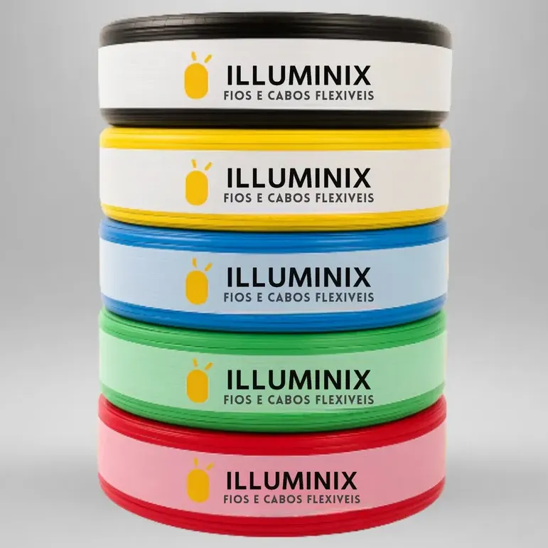 Cabo Flexível 2,5 Mm² Illuminix Rolo Com 100 Metros 750v Azul