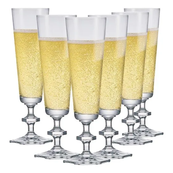 Jogo De 6 Tacas De Cristal Champagne Ritzenhoff