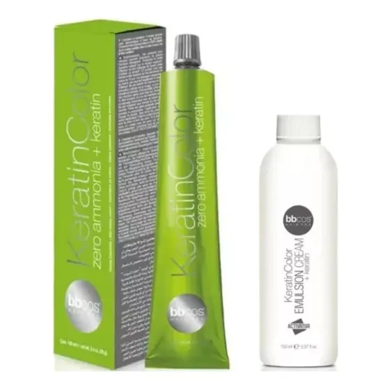 Tintura Keratincolor Sin Amoniaco 100 Ml Bbcos Tono 60 rubio oscuro