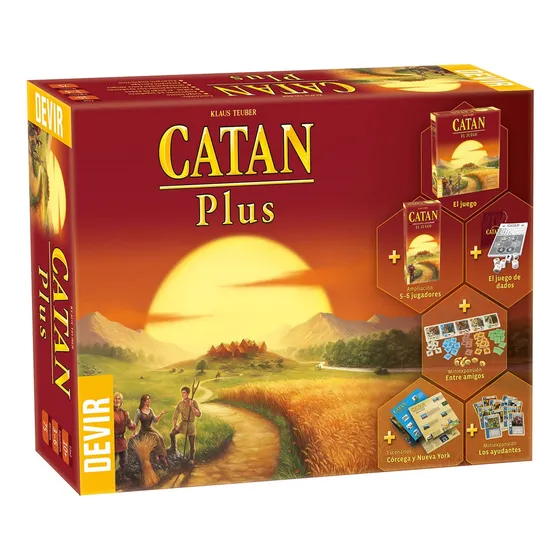 Juego De Mesa Catan Plus Con Complementos Devir