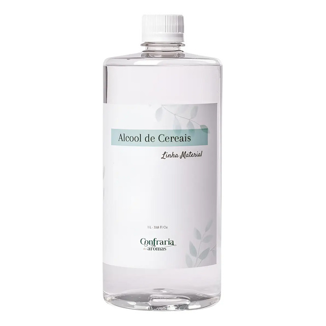 Álcool De Cerais - 1 Litro 100% Puro Incolor