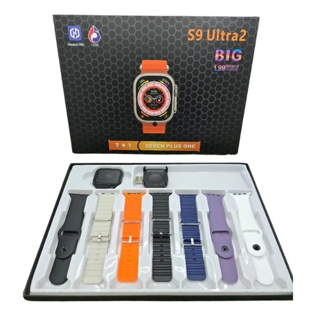 Reloj Inteligente 7 Correas S9 Ultra Smartwacth