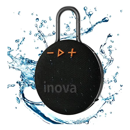 Caixa De Som Bluetooth 5.1 Portátil 40w Potente Ip67 Tws Preto 127/220v