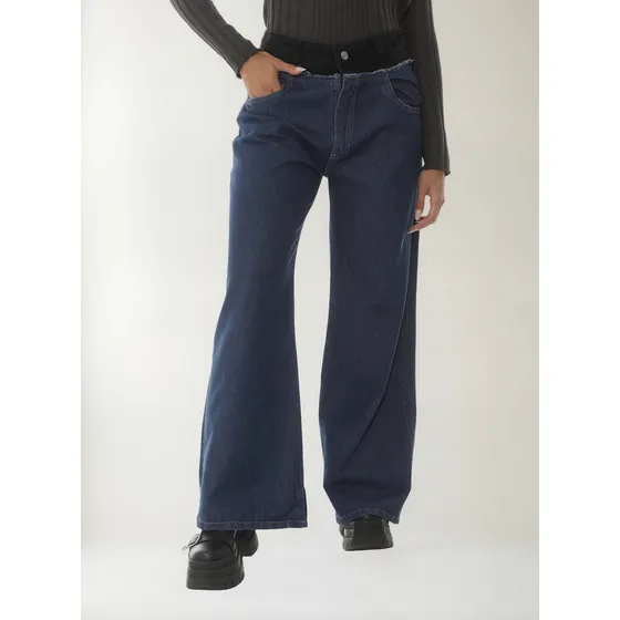 Jean Wide Leg Francia Mujer .