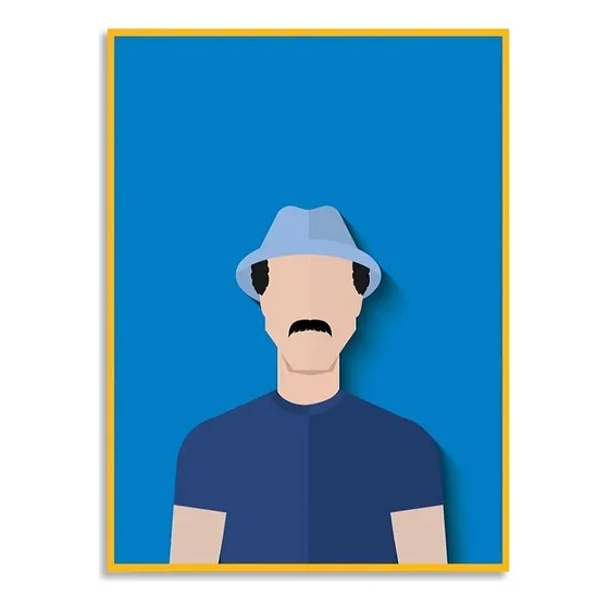 Cuadro Decorativo En Mdf De 50*35 Arte Vectorial Don Ramon