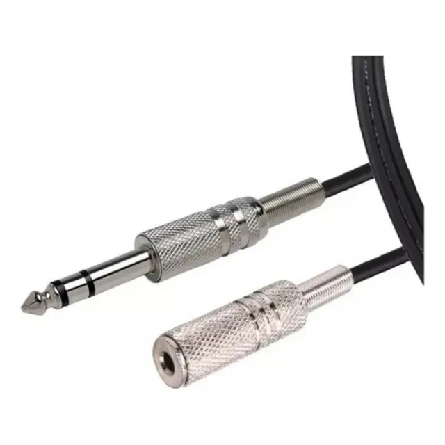 Cabo Extensor P2- Conector P10 Trs Profissional Blindado 40m