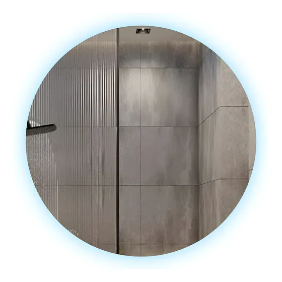 Espelho Redondo 70cm Com Led Decorativo Sala Banheiro
