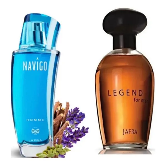 Jafra Navigo Homme + Legend Fragancia Para Hombre