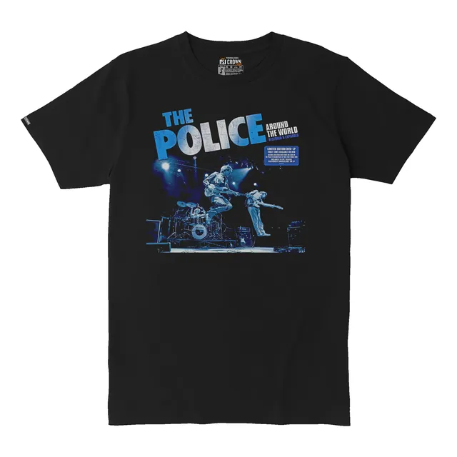 Camiseta Xxl 2xl - 3xl Xxxl The Police This Is Rock Azul Zxb