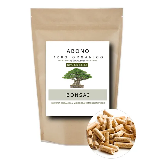 Abono Bonsai Orgánico Npk 5.5-6.5-3.5 Formato Pellets 1 Kilo