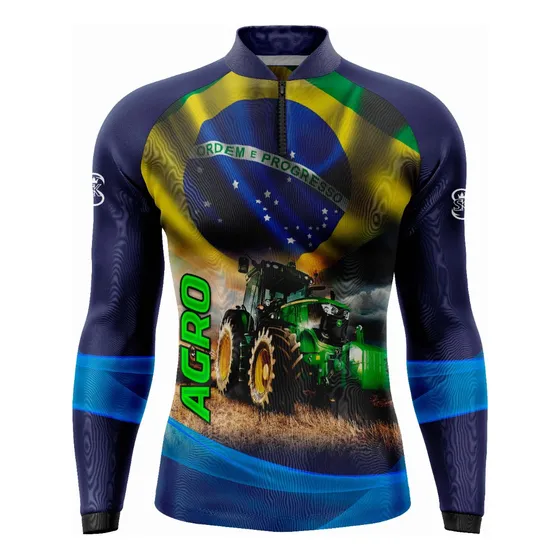 Camisa Camiseta Agro Agricult Tratorprot Uv50+ Dry Gll-23ac
