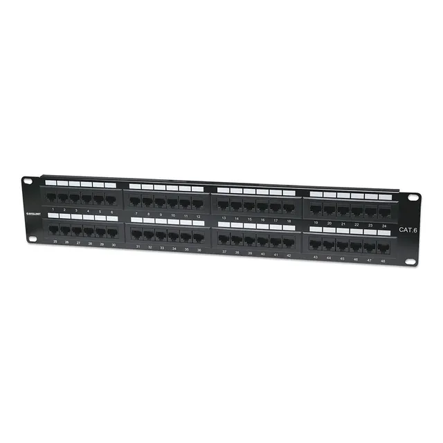 Panel De Parcheo 48 Puertos Cat6 Utp Rack Intellinet 560283