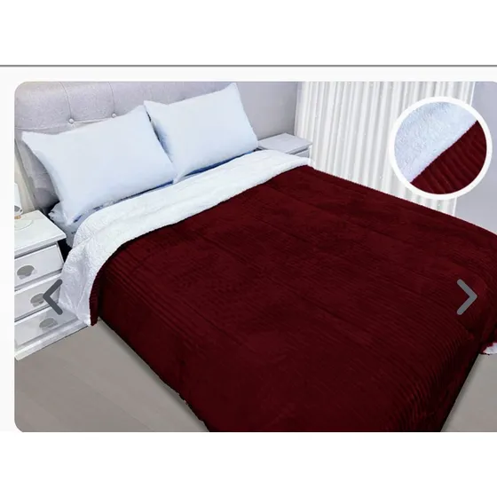 Acolchado Silk Touch Corderito 2 Plazas Sommier Cotton Flor 