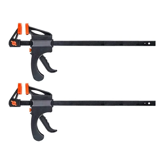 Pack 2 Prensas Rápidas Para Madera 12 Pulgadas (30 Cms)