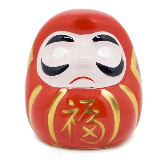 Enfeite Estatueta Daruma Amuleto Japones Sorte Pedido Desejo