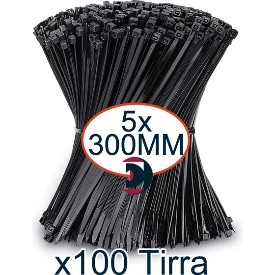 Tirrap Tirrajes Cinta De Amarre Precinto Abrazadera Plástico