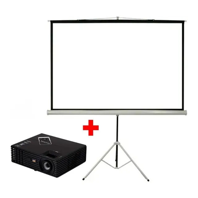 Alquiler Proyector Viewsonic + Pantalla Con Tripode U R U